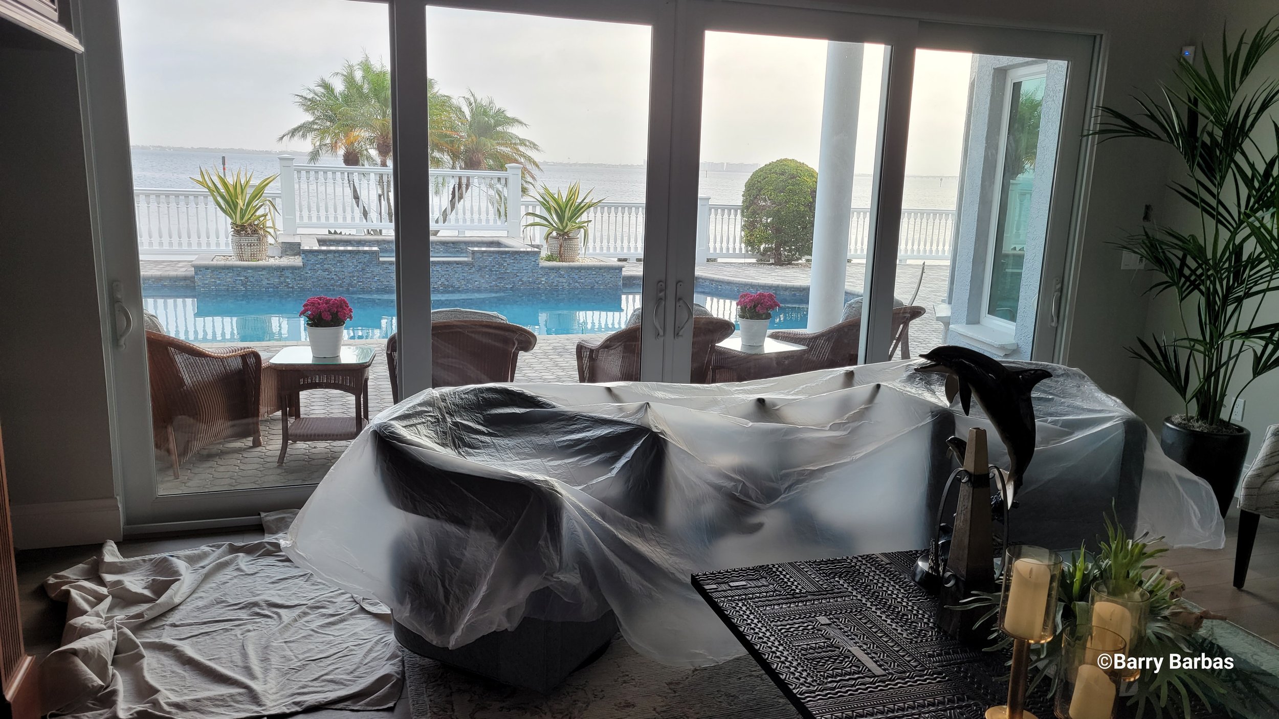 Waterfront glass restoration in Punta Gorda Isles — Glass Restoration Inc. serving canal-front and Charlotte Harbor waterfront homes throughout Punta Gorda FL.