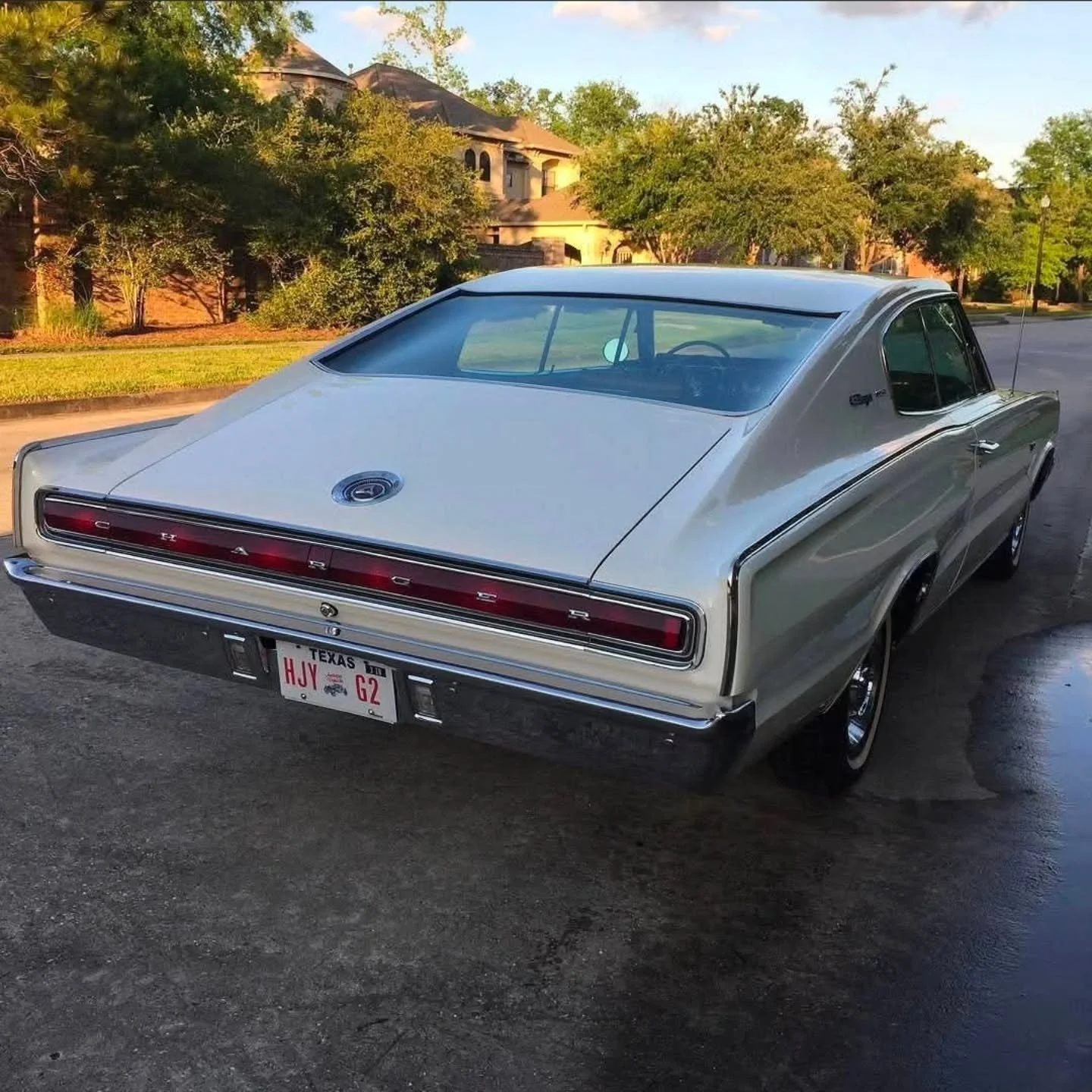 Here's a magazine published photo of a 1967 Dodge Charger that we restored the glass on. It won the trophies and ribbons to the top judged car contests the owner  participated in. #classiccar #WeFixScratchedGlass #moparnation #carshow #dodgecharger