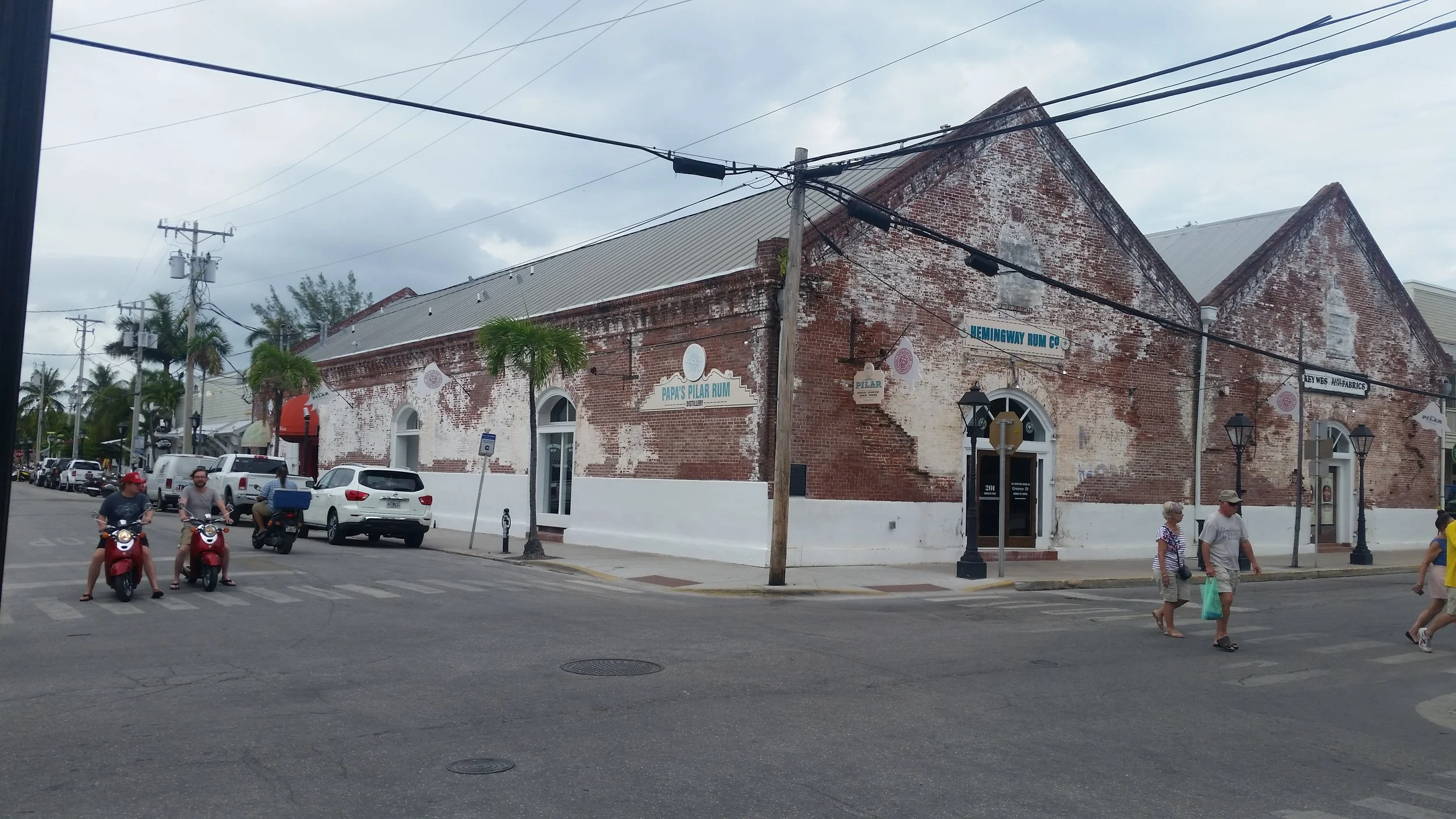 Papa's Pilar Rum Distillery and Hemingway Rum Co., Key West FL — site of Glass Restoration Inc.'s emergency fire rated glass restoration before Grand Opening.