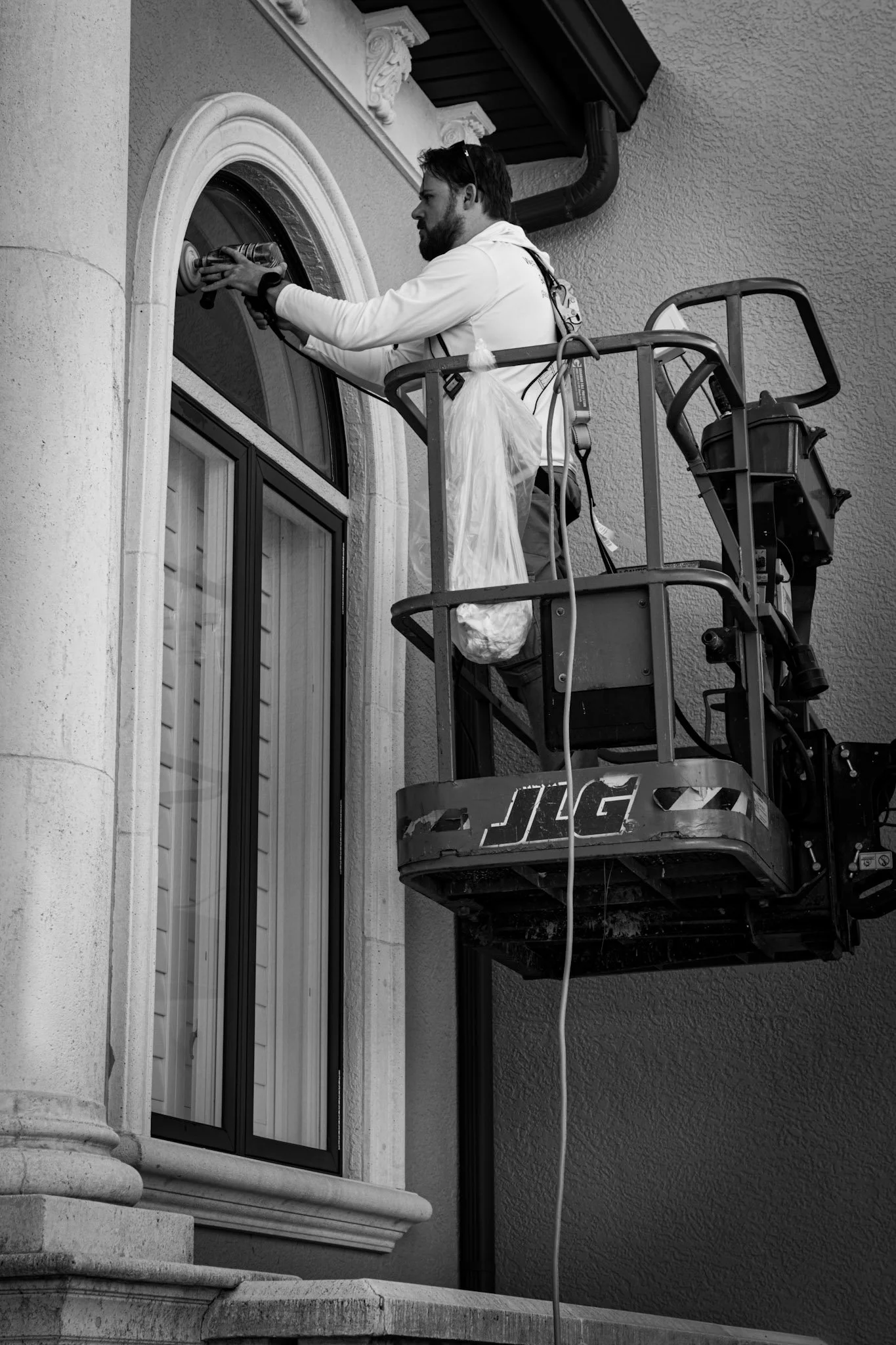High-rise beachfront glass restoration at Bay Colony, Naples, Florida