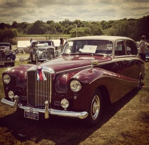 1957 Bentley Hooper Saloon at the Rhode Island Concours d'Elegance — glass restored by Glass Restoration Inc. when no replacement existed anywhere in the world — national collector car glass restoration specialist