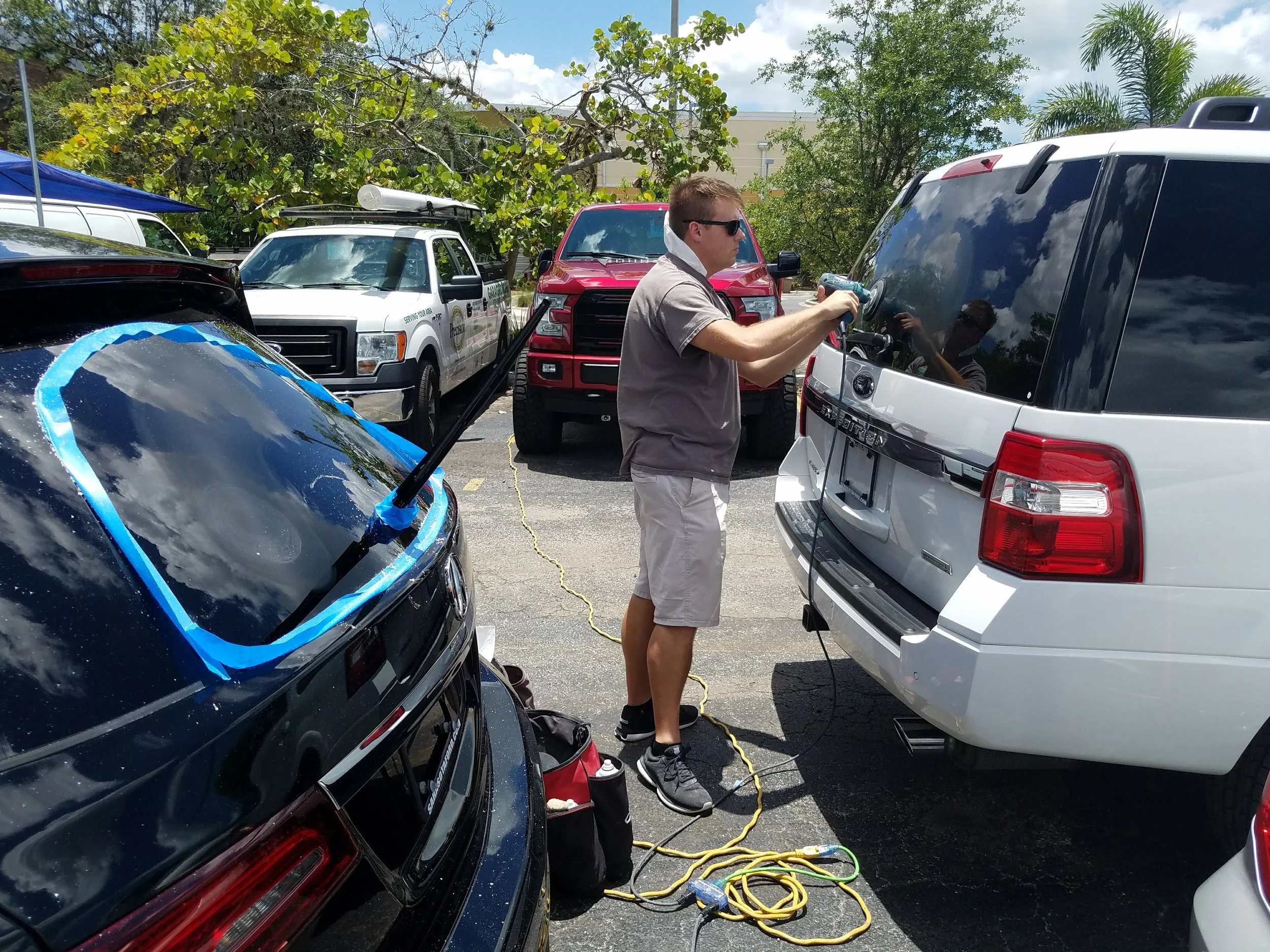 Sarasota Ford uses us and recommends us. We have helped them keep cars and trucks looking great for a higher sales price. We work for owners too.
