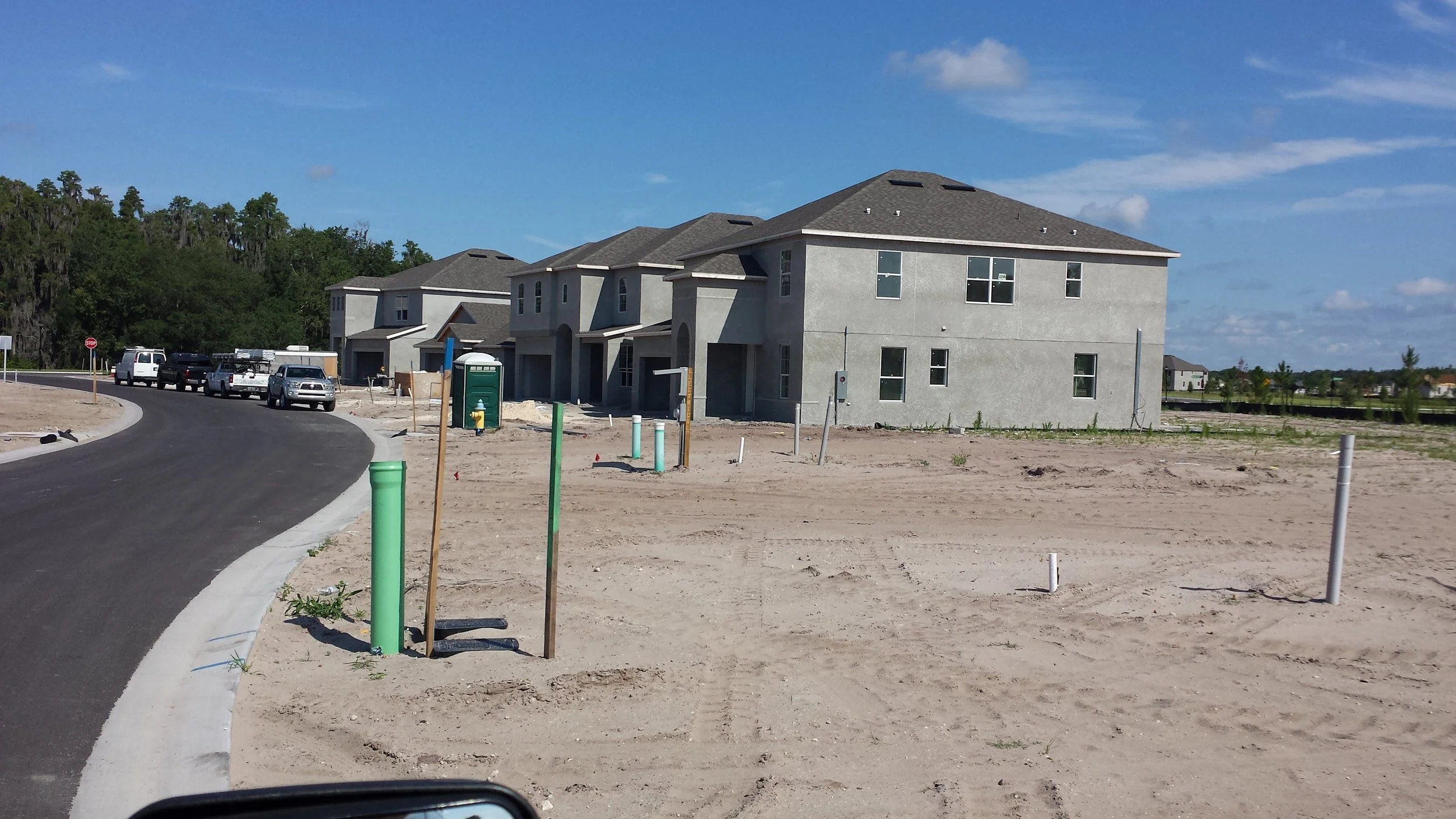Builder subdivision in Riverview Florida.