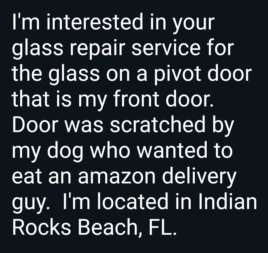 Indian Rocks glass polishing and scratch repair