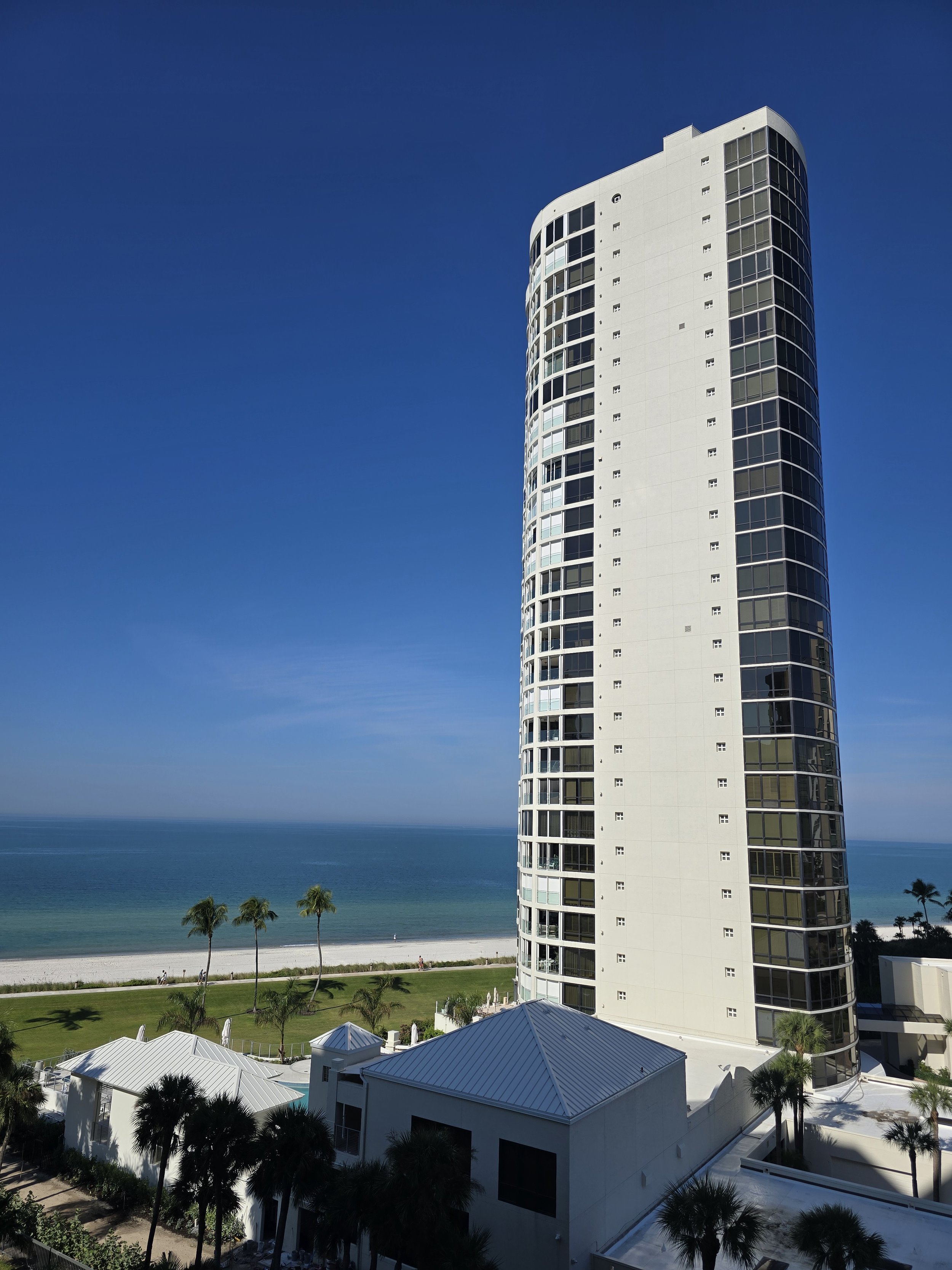 Estate home glass restoration at Bay Colony, Naples, Florida
