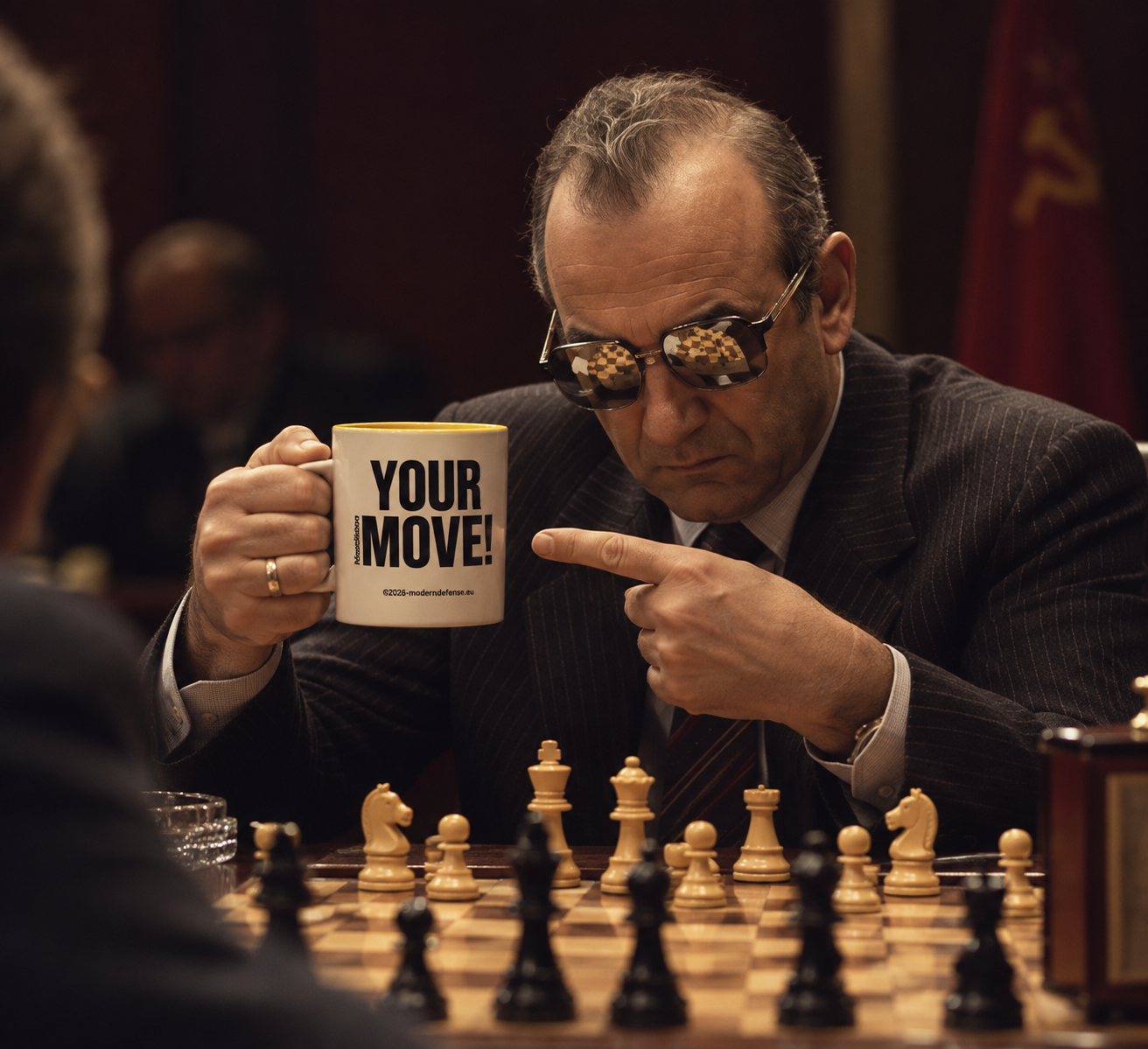 MD’s classic ‘Your move!’ mug