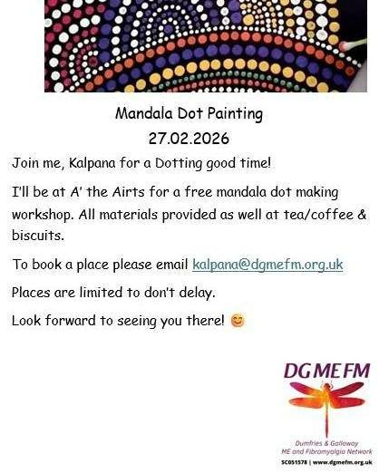 A free mandala dot making workshop hosted by Kalpana.

To book your place, contact the listed email address.