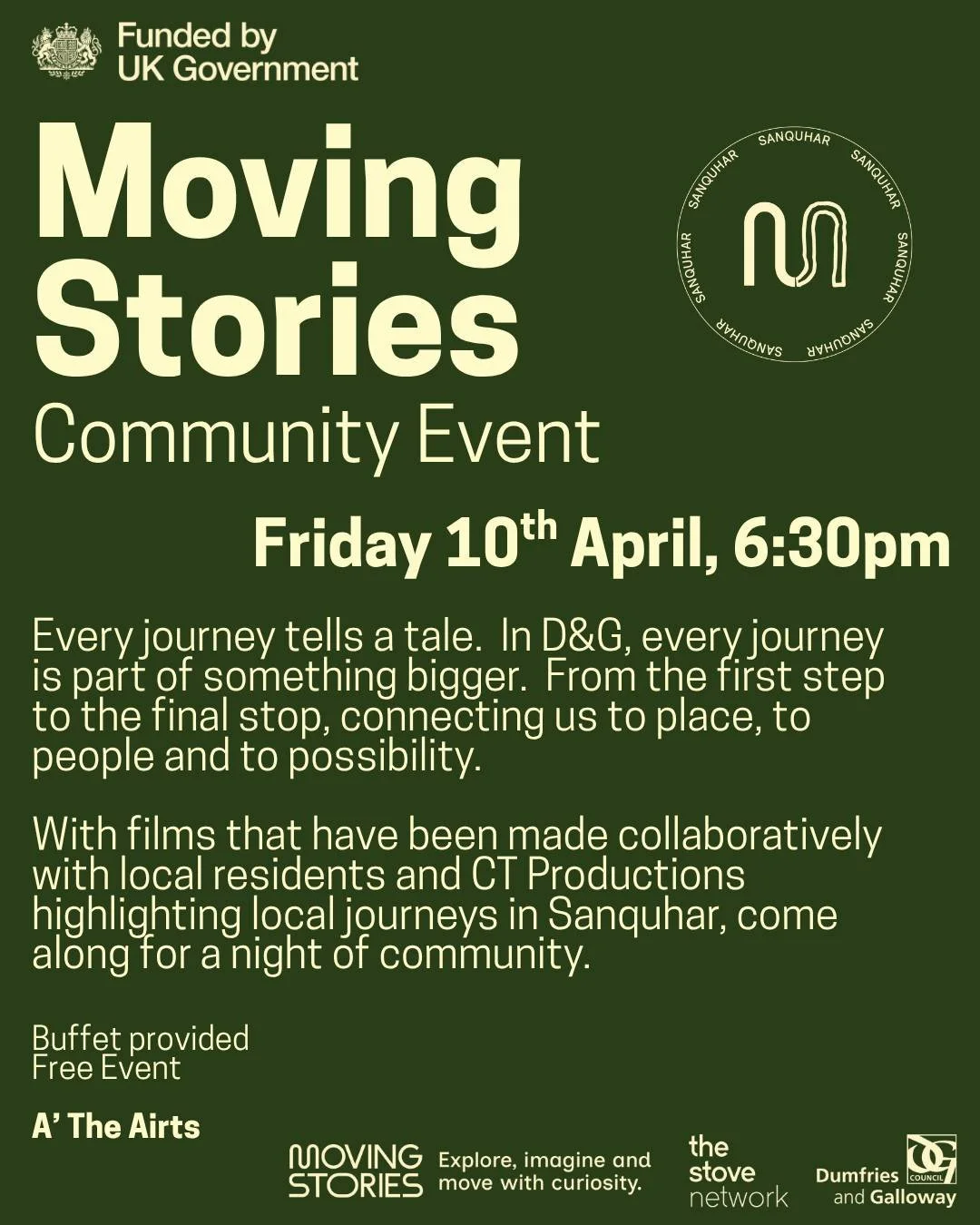 A night of community! 

Moving Stories celebrates the everyday journeys that activate our communities and connect our region. 

@movingstories_dg 
#movingstoriesdg