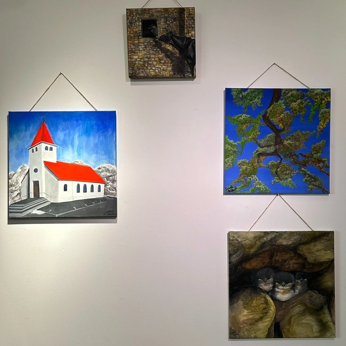 This Month our Exhibition artist Rhianna Davies-McCrorie, also known as Scramble Studios, come along and have a look at her wonderful pieces!

@scramblestudios