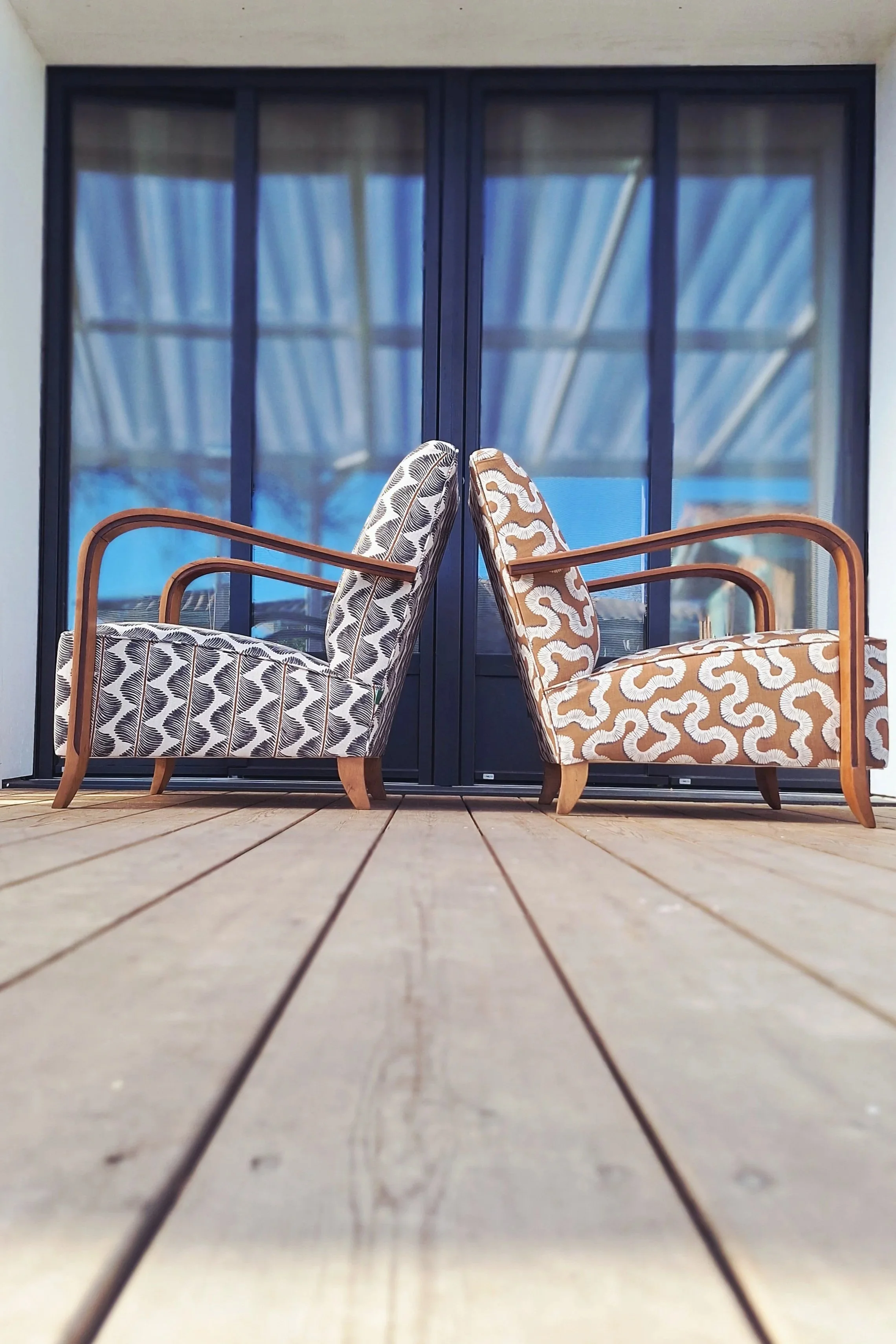 Paire de fauteuil Studio modèle "Bamako"