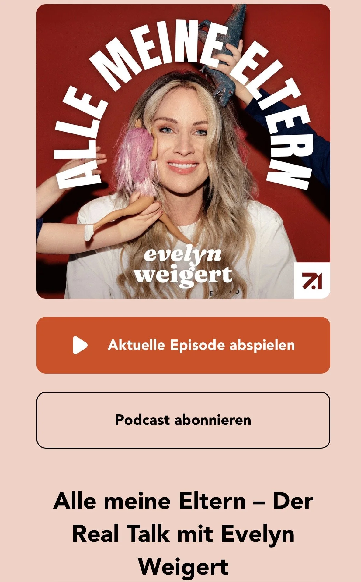 Podcast „Alle meine Eltern“&nbsp;
