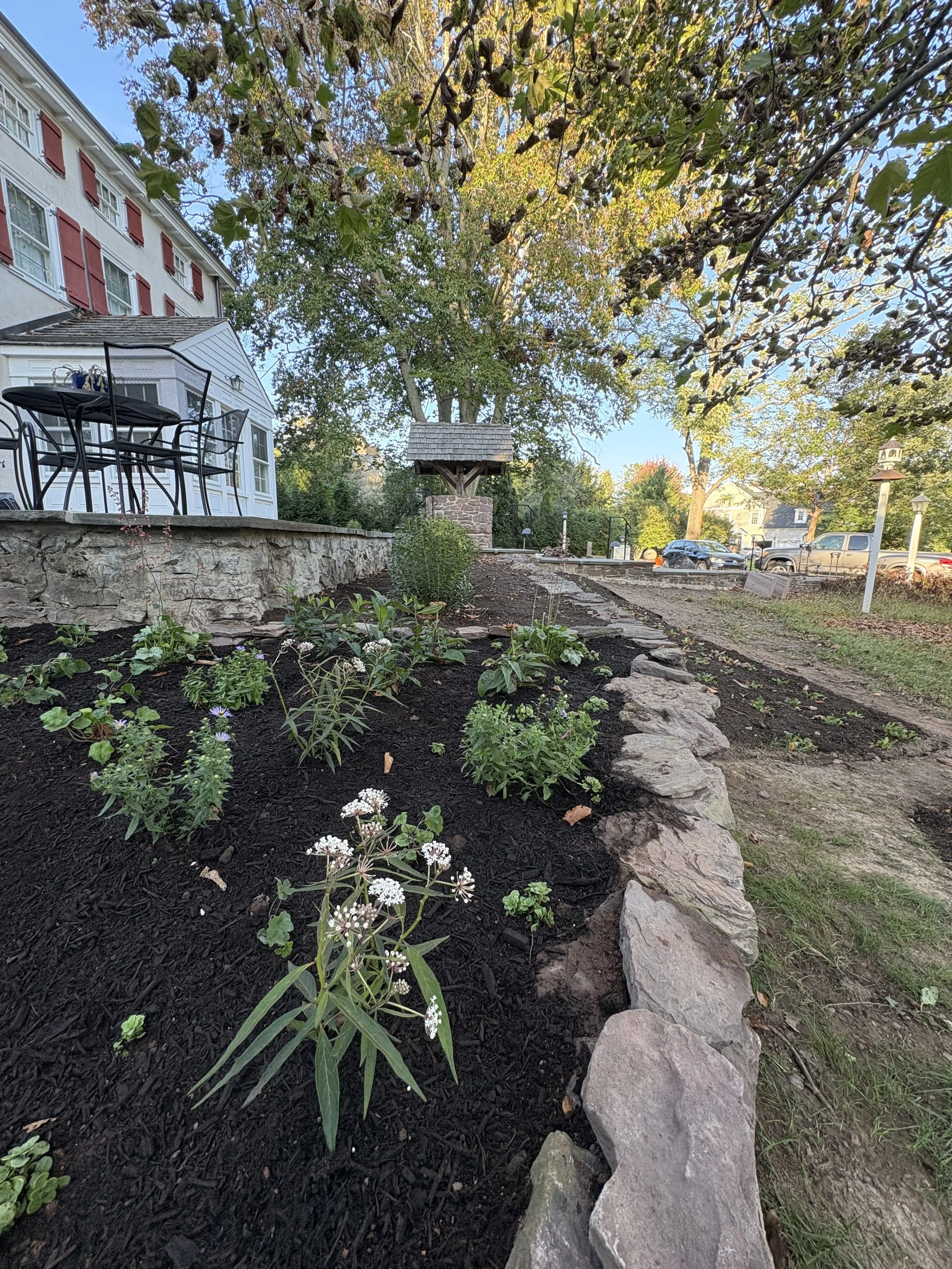 Raised planting area