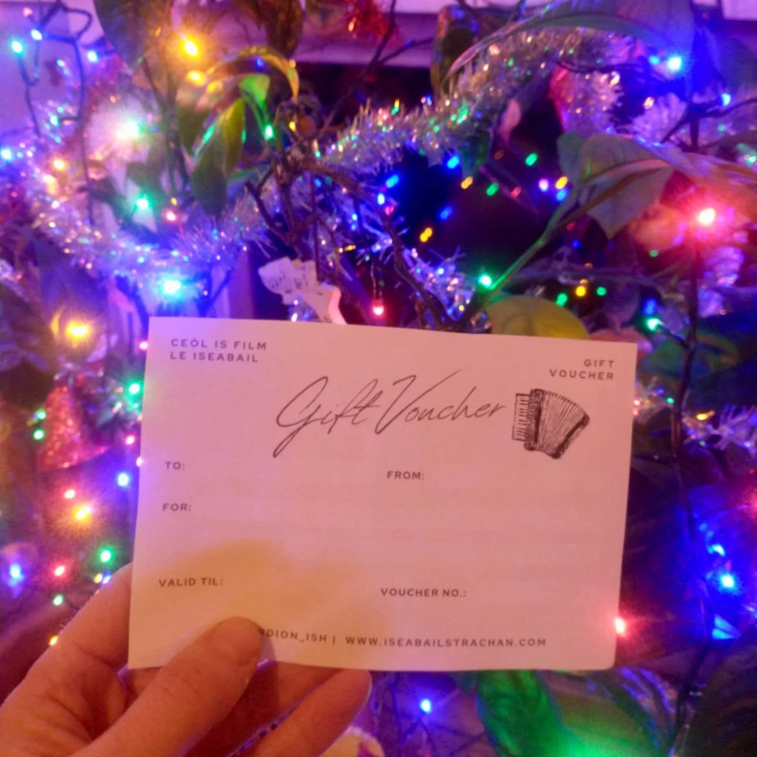 🎅 Tis the season, and I have Christmas gift vouchers available to buy. 🎁 

 🪗 If you know someone who plays the accordion and would like some lessons, this would be a great gift idea for them! I teach both adults and children via Zoom and in-perso