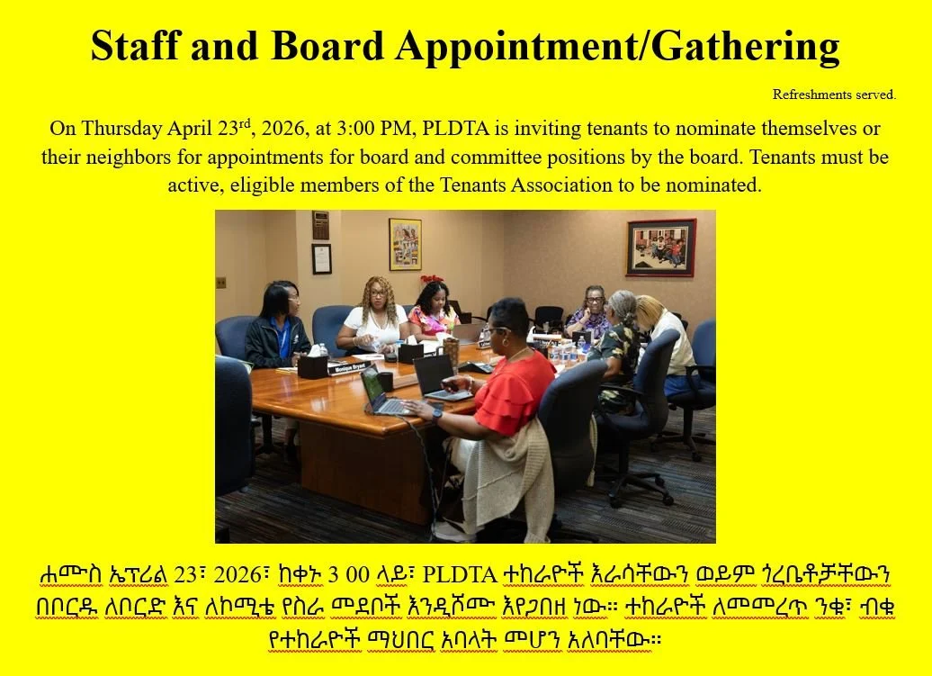 Staff and Board Appointment