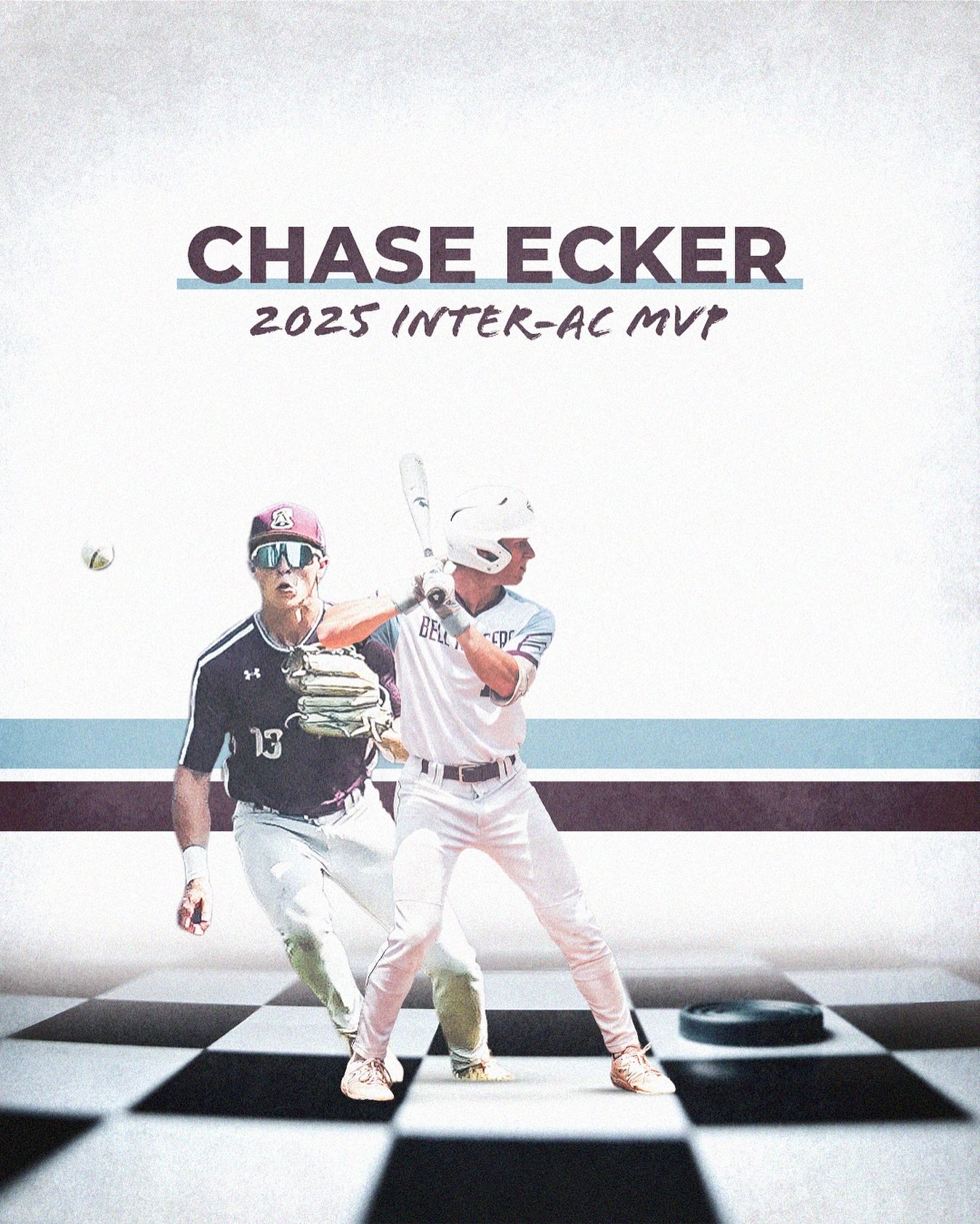 Simply put, Checkers has been unreal for @mpfriarbaseball this year!
Congrats on Inter-Ac MVP @eckerc13 π