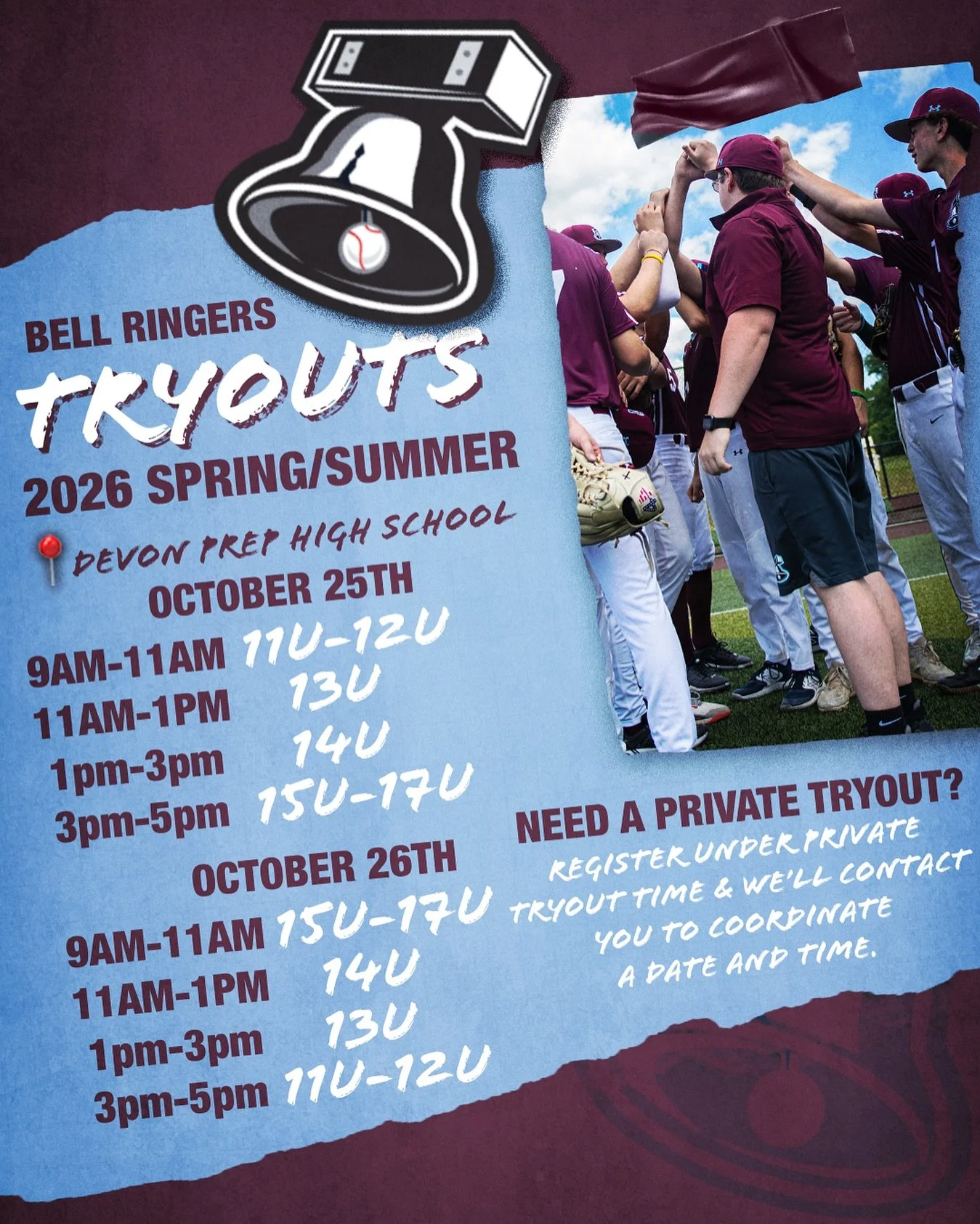 Ring the bell next season with the Ringers!
2026 Spring & Summer tryouts registration is now open 💥
Link in bio to register.