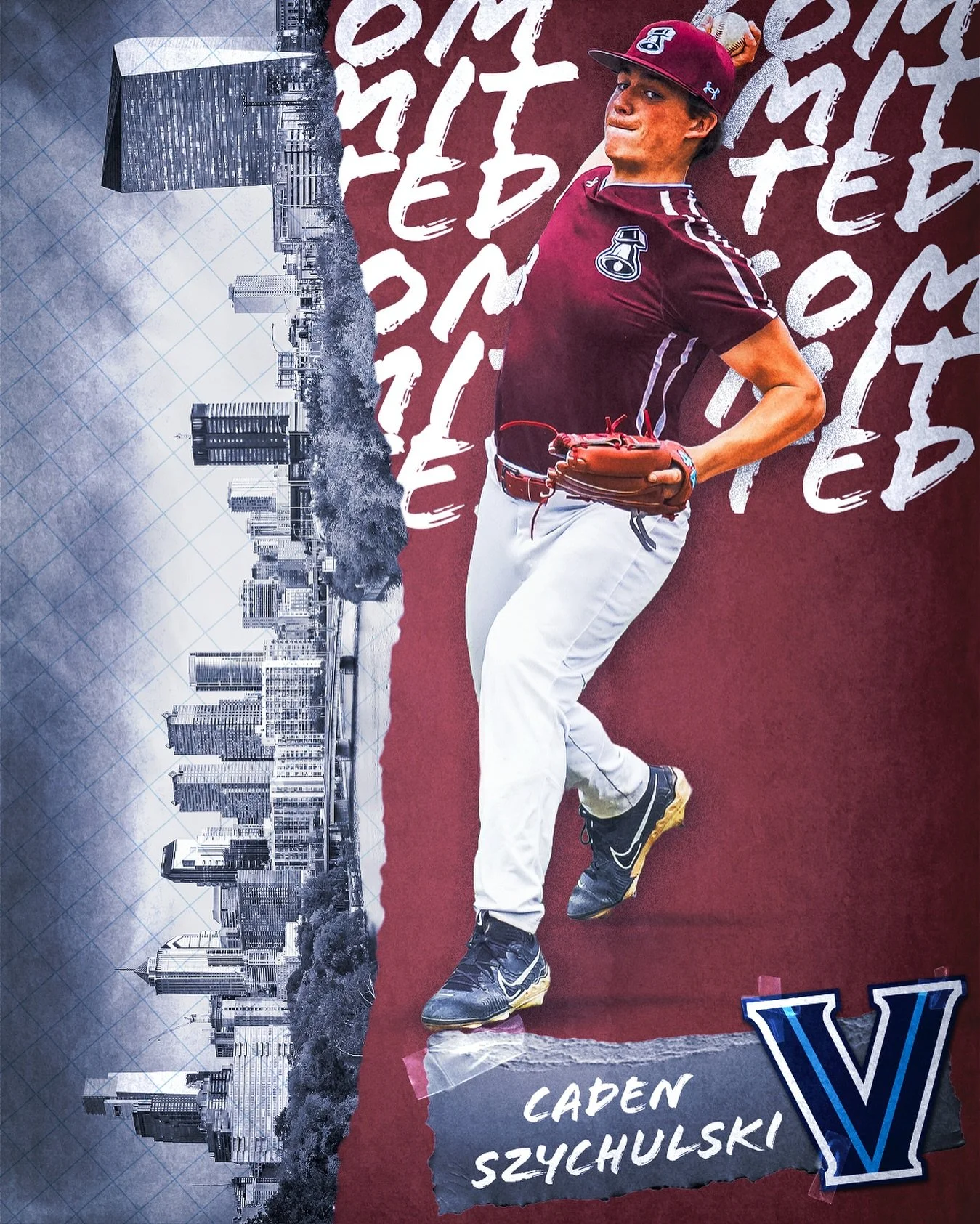 Huge congratulations to @caden_szychulski on committing to @villanovau @villanovabaseball 👏