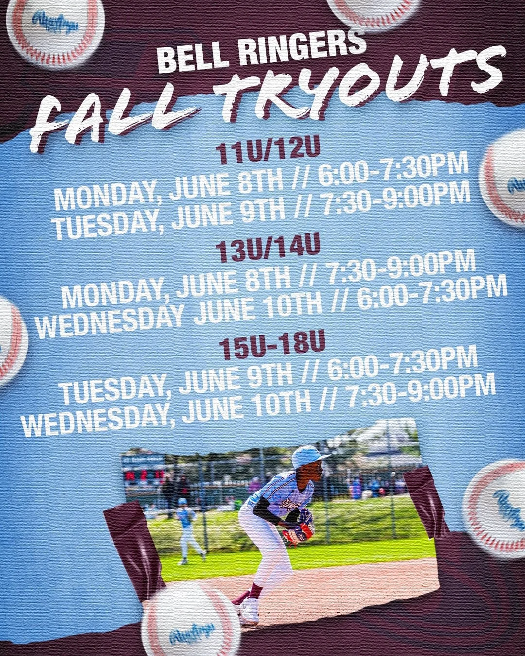 Ring the bell this Fall with the Ringers 🔔

2026 Fall Tryouts are now open for registration! Hit the link in our bio or visit bellringersbaseball.com to register.