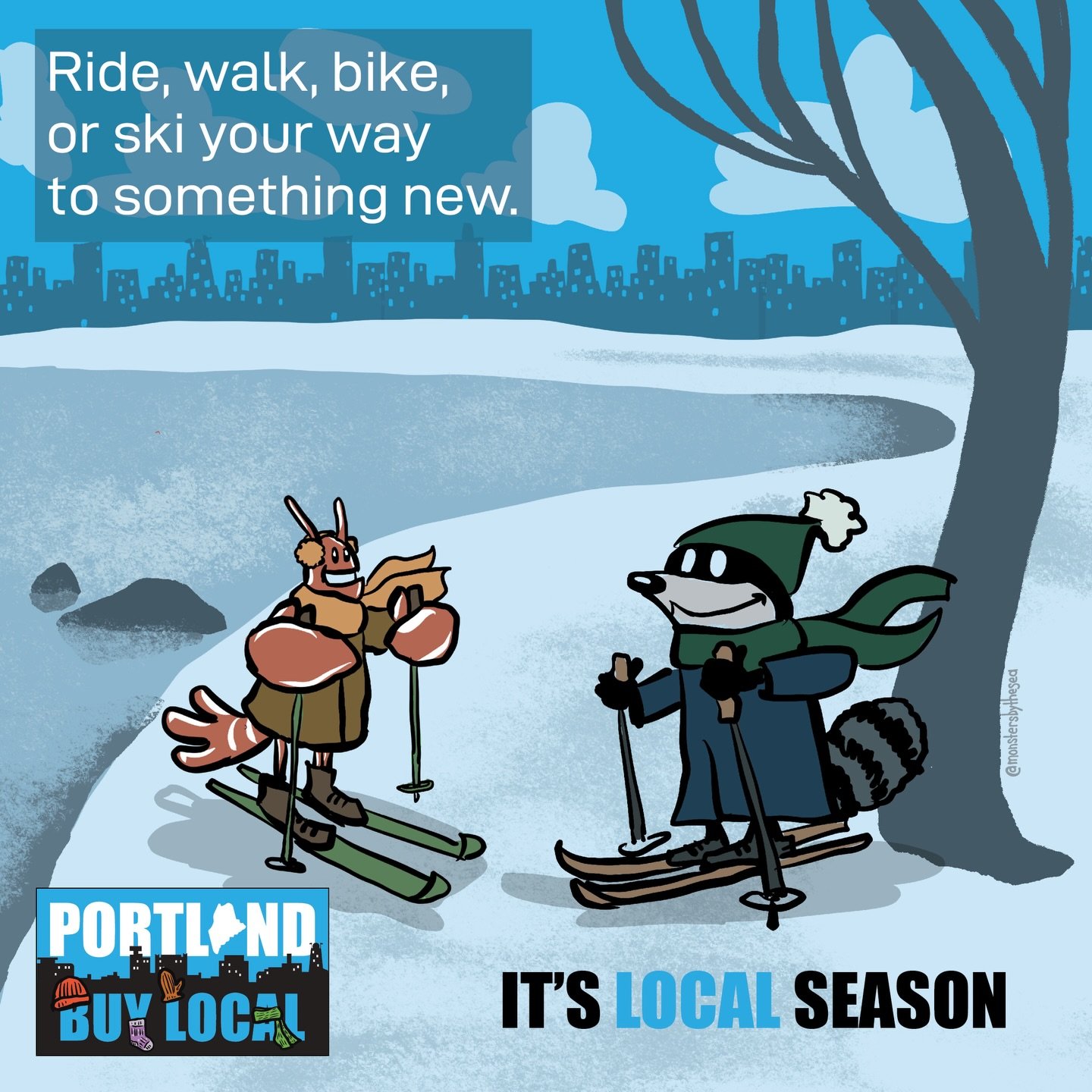 Ride, walk, or roll and discover something new around every corner this winter. ❄️ Share your adventures with us by using #itslocalseason