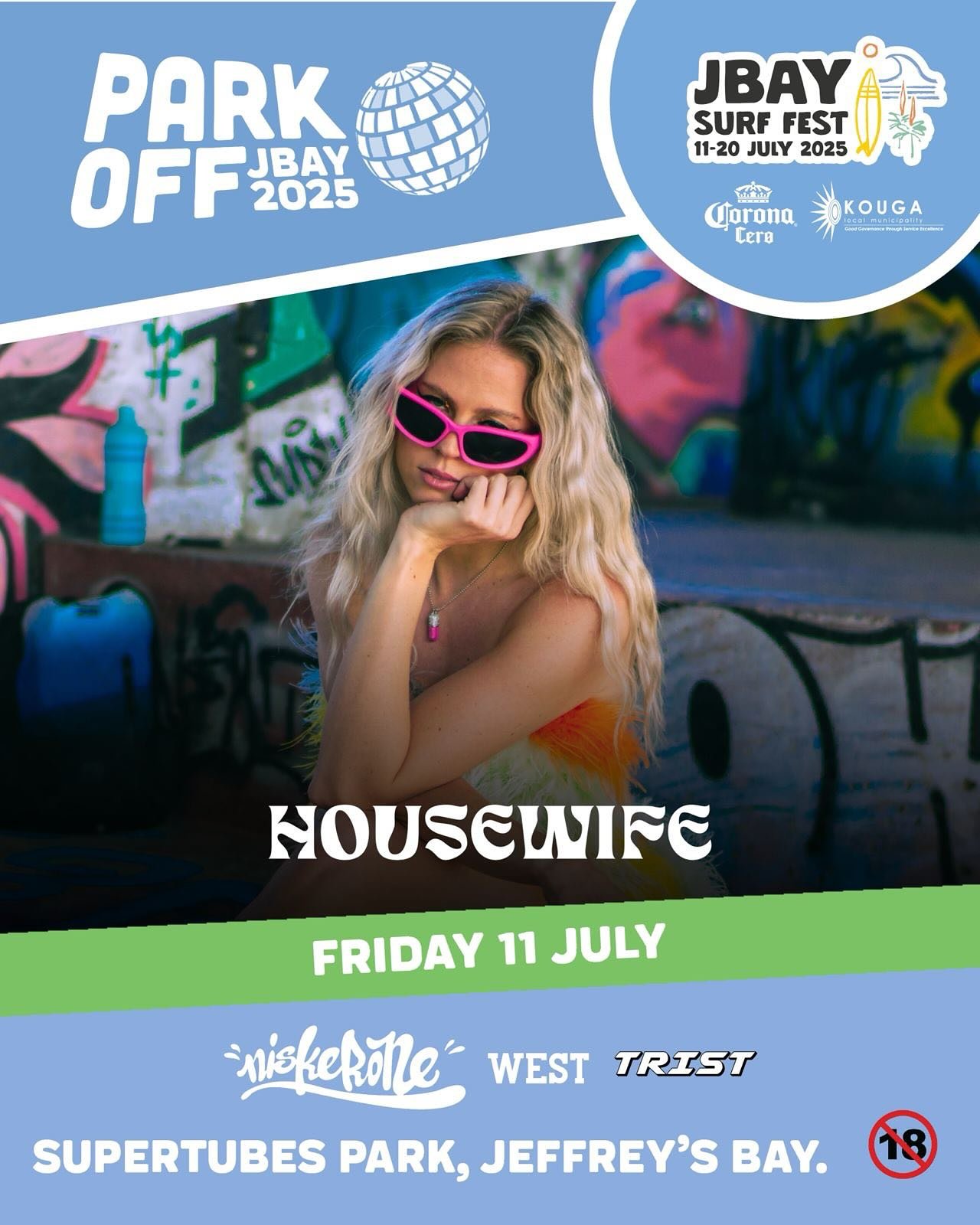 Catch me in Jbay for @parkoffmusicfestival this Friday 🏄🏼&zwj;♀️