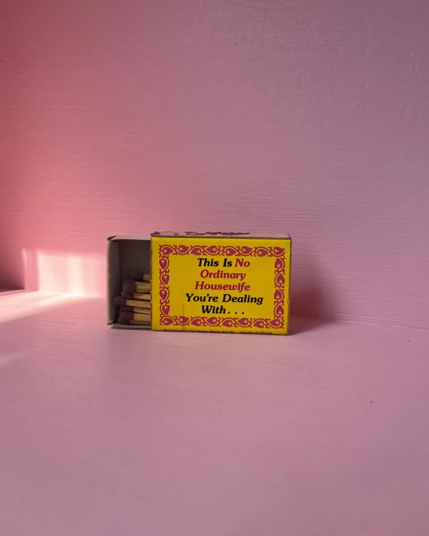 My dear friend @savbaines thrifted this whilst on a trip abroad and gifted her to me on a dancefloor recently. Say hello to my shelf&rsquo;s favorite new trinket 🩷