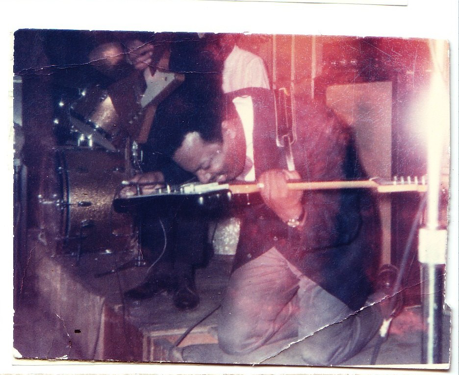 Al Young performing on Jefferson Street