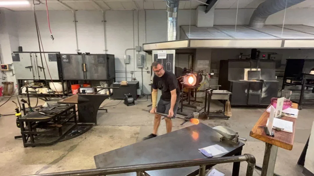 On June 7, our @meetup Coffee &amp; Conversation Series took us to another local coffee shop - @nashvilleglasshaus complete with a glass blowing demonstration!

#meetup #nashville #meetnewpeople #community #nashvillebucketlist #coffee #glassblowing