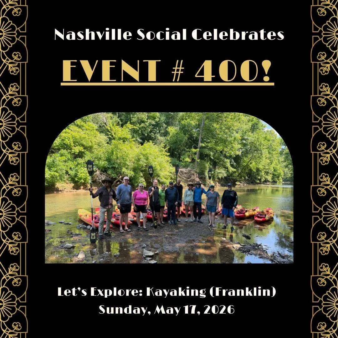 Celebrated our 400th event today - Kayaking on the Cumberland River in Franklin, TN! 

Shut out to cumberlandkayak for helping us make it happen! It was our 4th event with them and we&rsquo;re already looking forward to the next one! 

#meetup #meetn