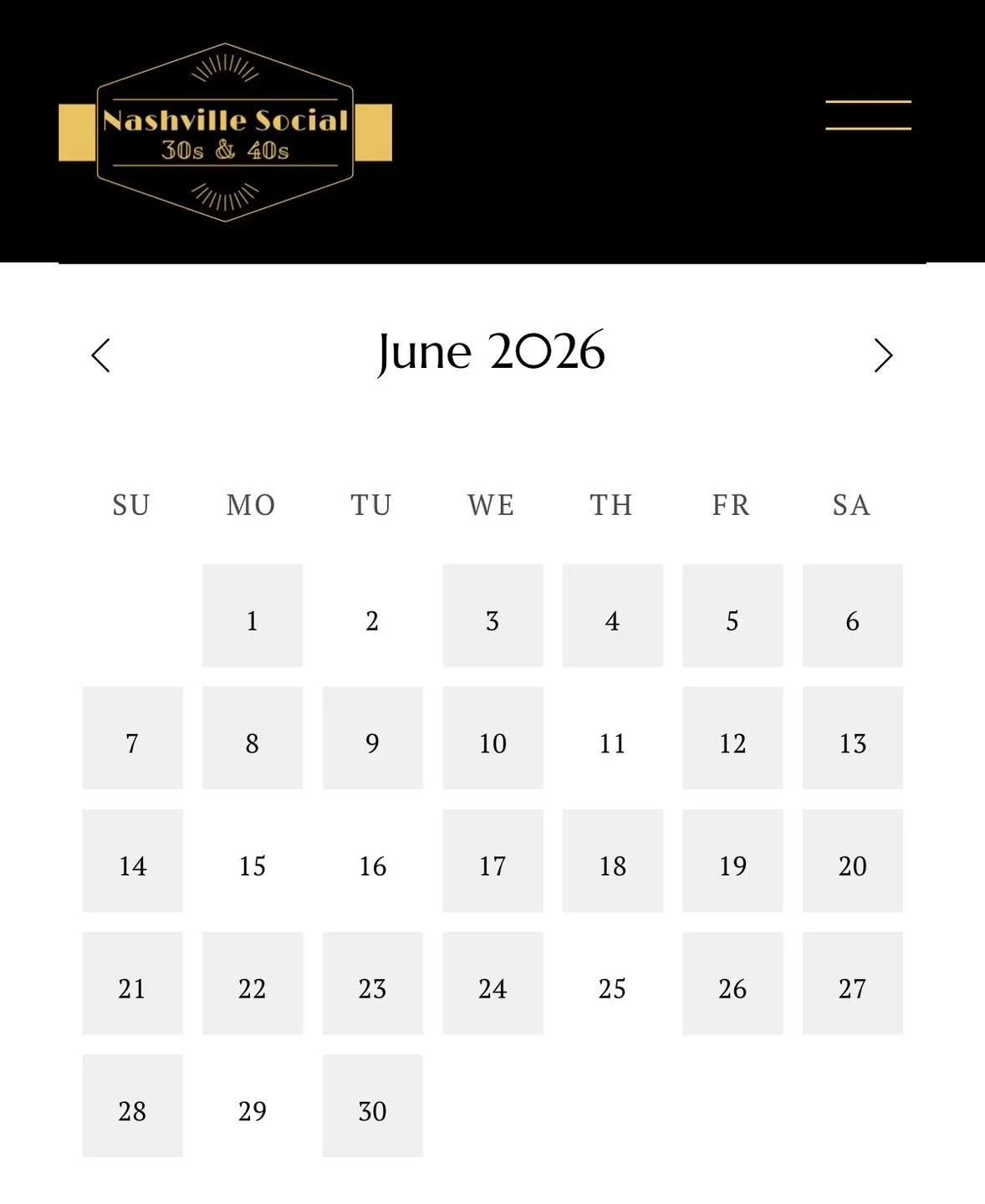 👋 Hi! We&rsquo;re back to share another update&hellip;

🌦️Our JUNE events calendar is live! Check them out &amp; RSVP at www.NashvilleSocial.org

🤩 Excited for Book of Mormon, Climbing 101, Toy Story 5, Greenway Strolls, Kayaking, Jazz on the Cumb