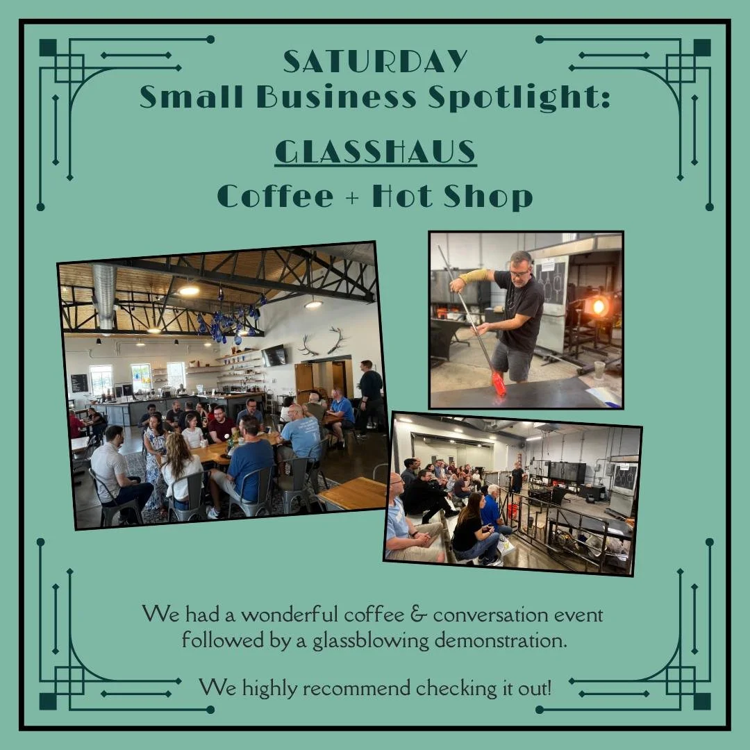 We love supporting small &amp; local businesses and want to spotlight some of our favorites!

Glasshaus is one of them!

Unfortunately, they recently announced they will be closing the hot shop at the end of this year. If you were one of the many mem