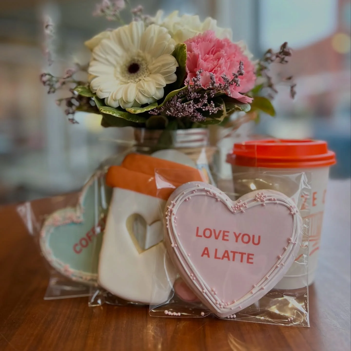We have some special sugar cookies for Valentine&rsquo;s! Courtesy of @comfortbakeshop ❤️