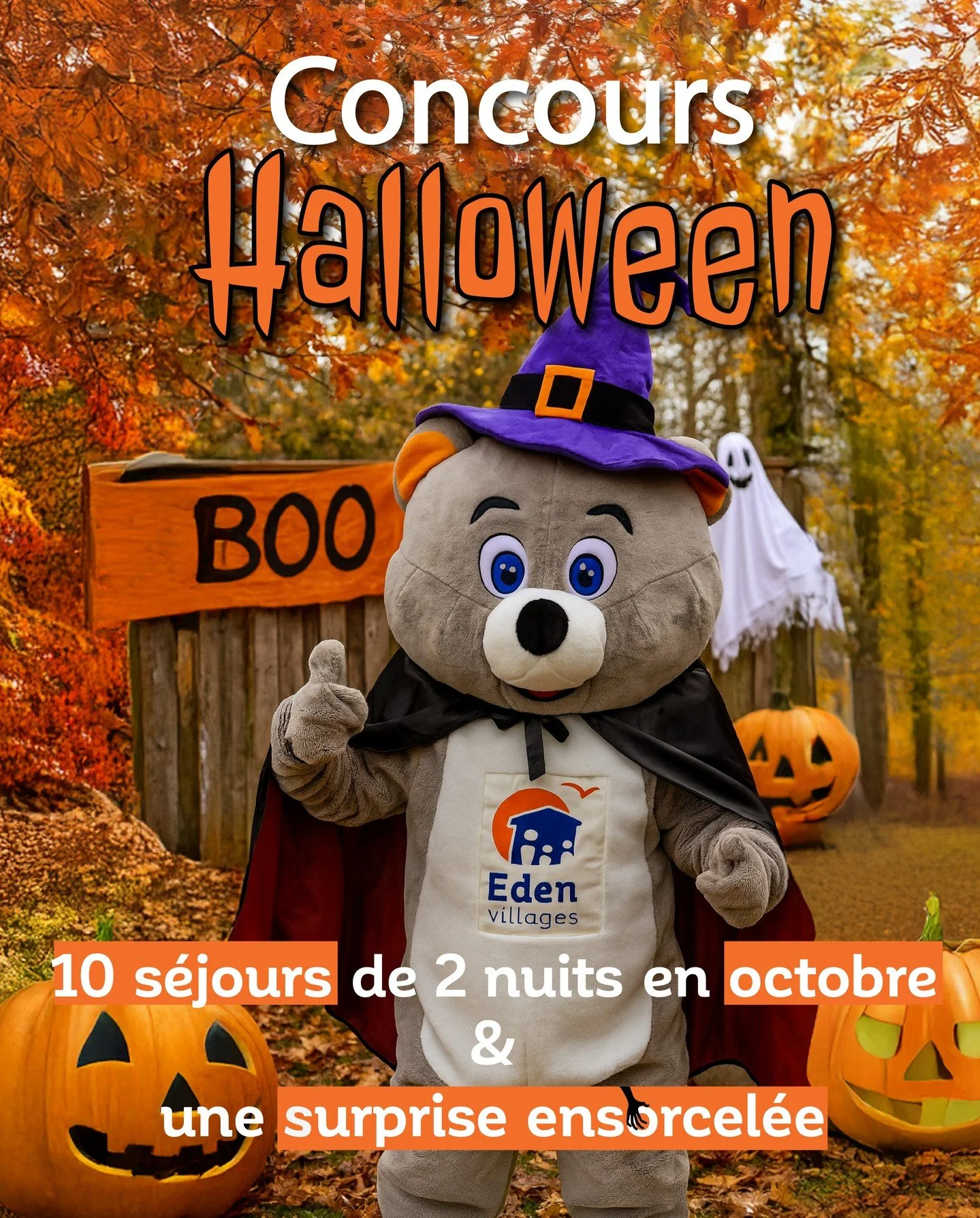 JEU CONCOURS HALLOWEEN : 2 nuits + une surprise ! 🎃

Nos campings Manoir de Ker an Poul et Le Caravan&rsquo;&icirc;le se transforment pour Halloween : animations, d&eacute;corations, frissons, fous rires garantis&hellip; et vous pouvez tenter de gag