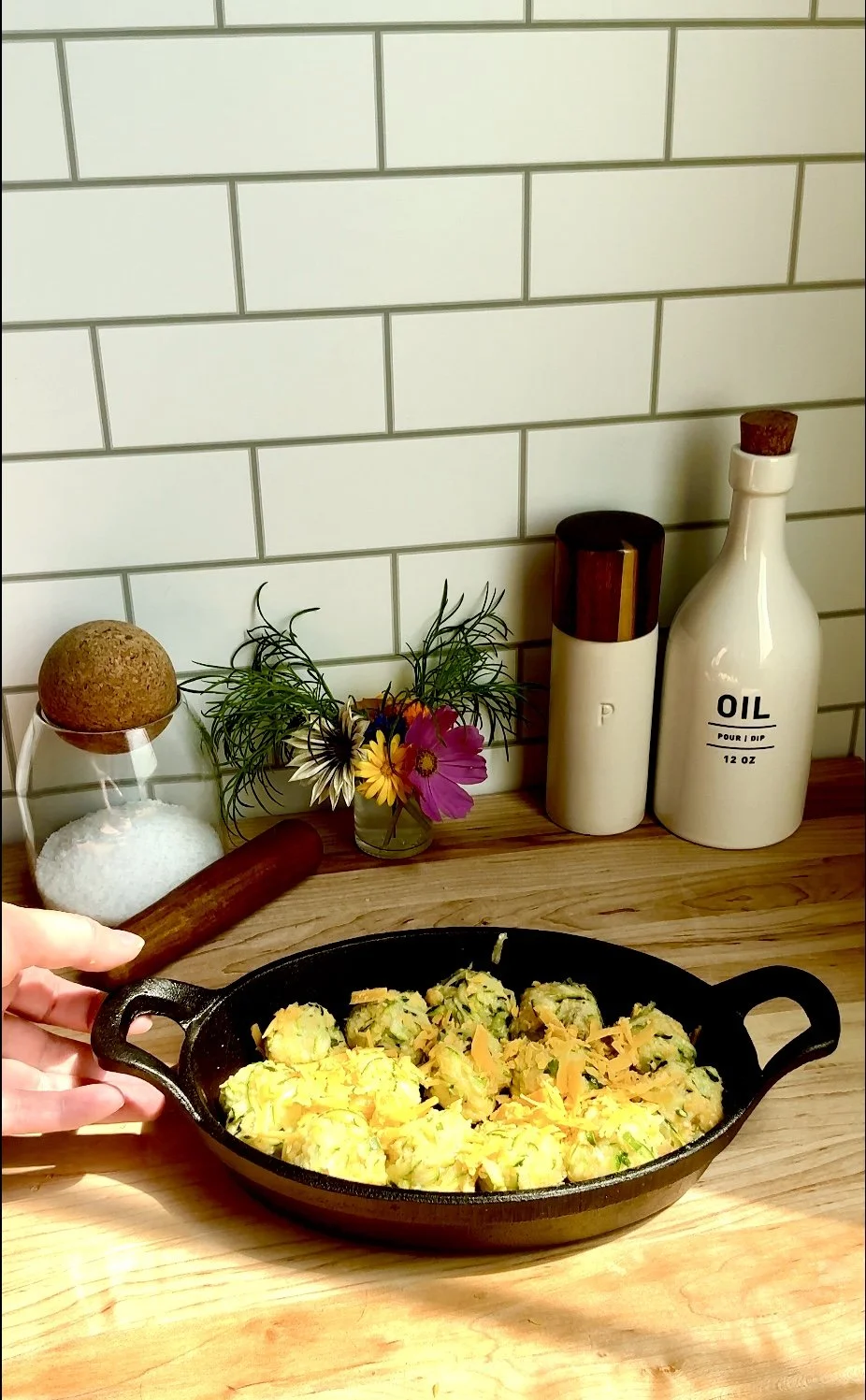 Upgrade Your Tater Tots with Zucchini and Cheddar