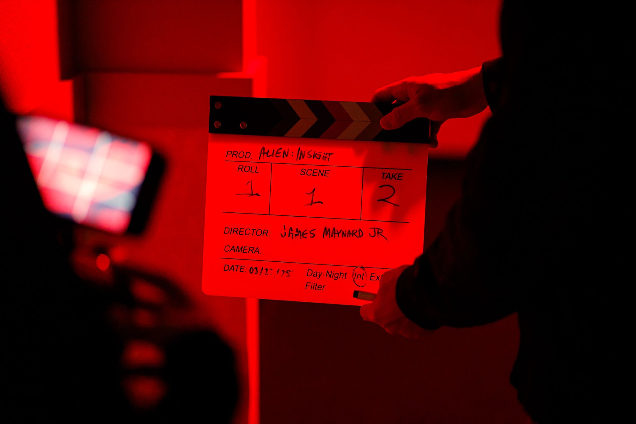 Alien Insight BTS. Courtesy of David Corder
