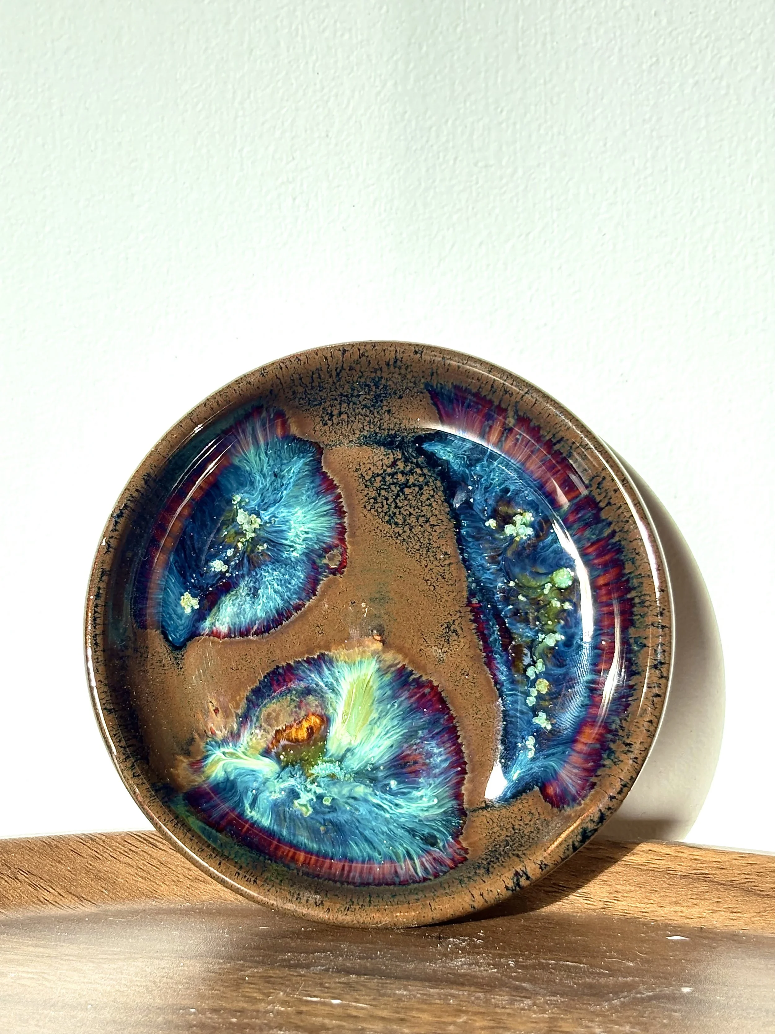 Brown and Oribe Dish