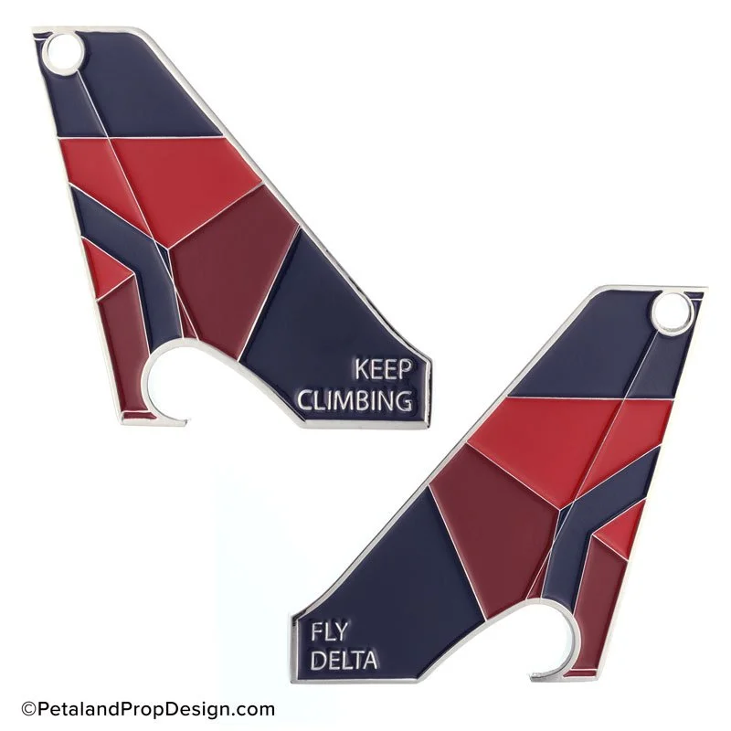 Delta Air Lines Widget Tail Flash (Silver)
