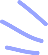 Playful line drawing of excitement lines.