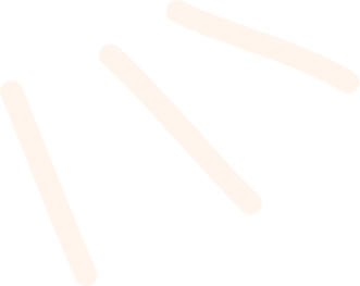 Playful line drawing of excitement lines.