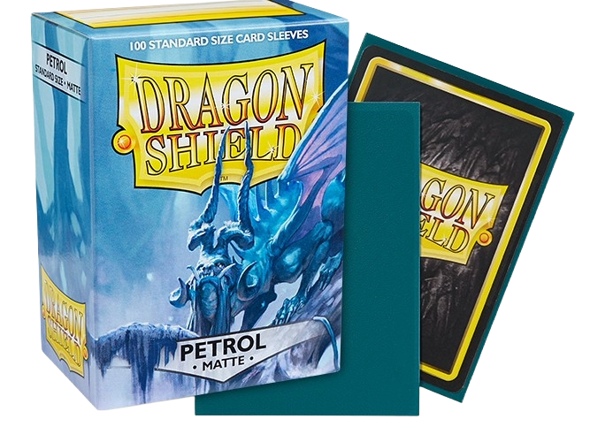 Dragon Shield - Petrol Matte Sleeves Display (10x 100ct Boxes)