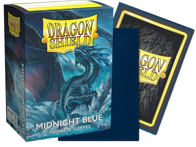 Dragon Shield - Midnight Blue Matte Sleeves 100ct Box