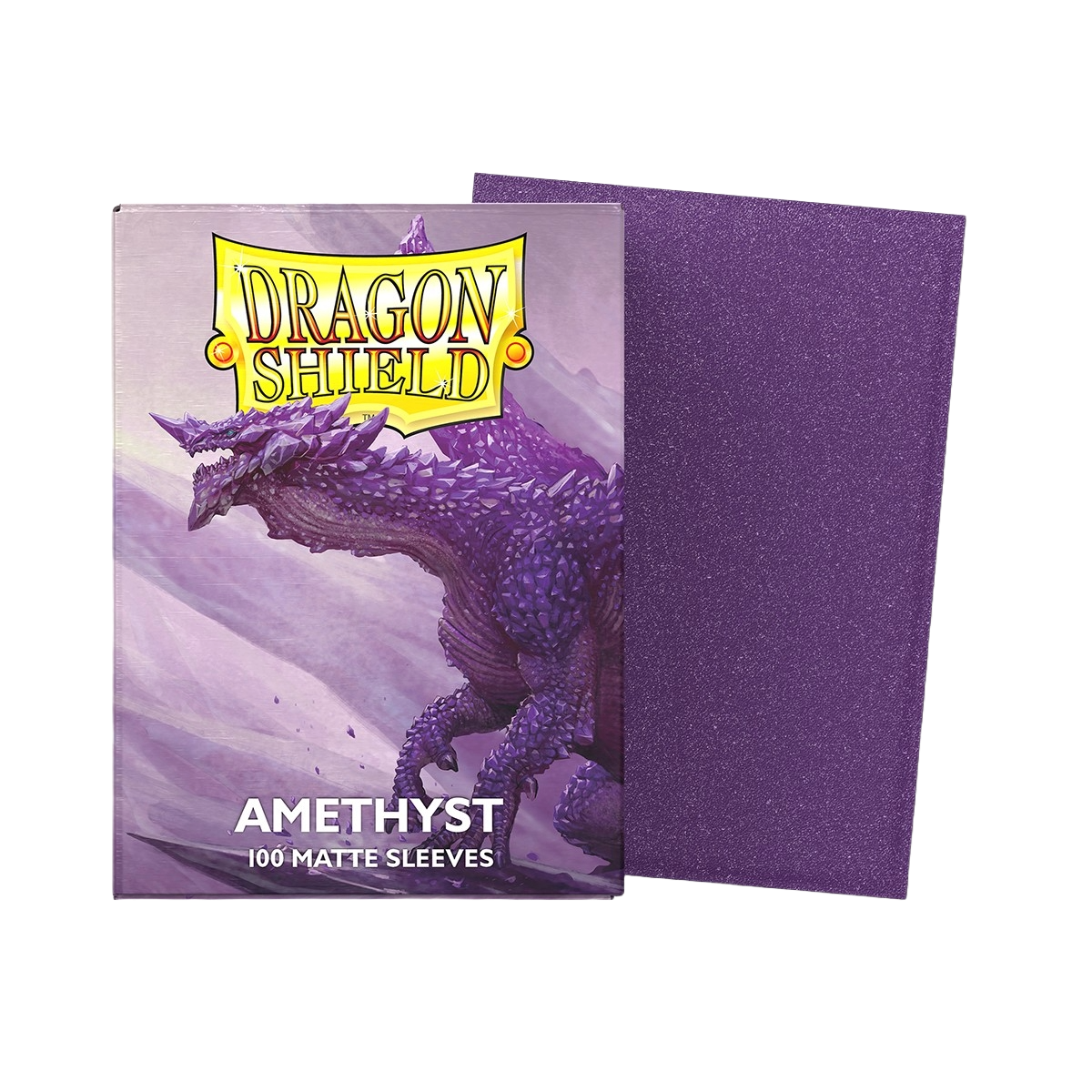 Dragon Shield - Amethyst Matte Sleeves Display (10x 100ct Boxes)