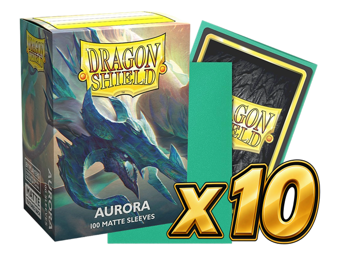 Dragon Shield - Aurora Matte Sleeves Display (10x 100ct Boxes)