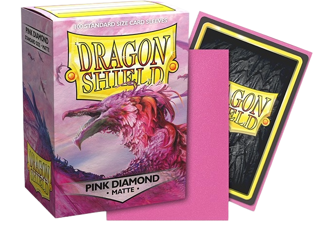Dragon Shield - Pink Diamond Matte Sleeves Display (10x 100ct Boxes)