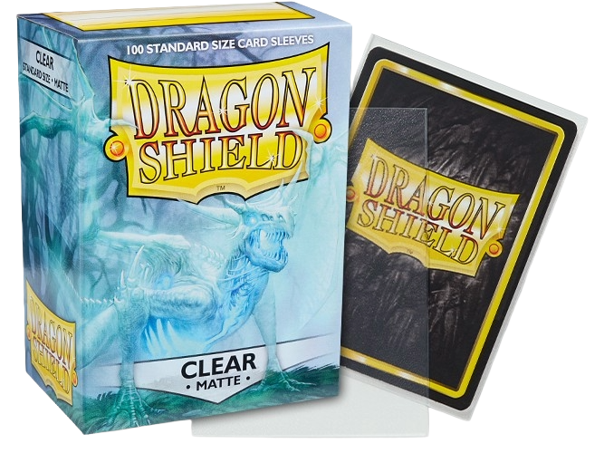 Dragon Shield - Clear Matte Sleeves Display (10x 100ct Boxes)