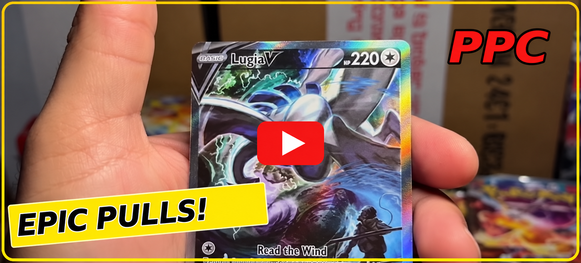 Epic Lugia V pull from Pretty Penny Cards