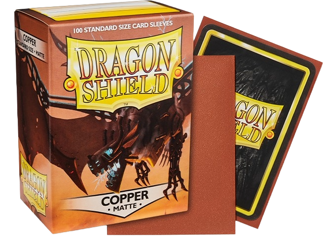 Dragon Shield - Copper Matte Sleeves Display (10x 100ct Boxes)