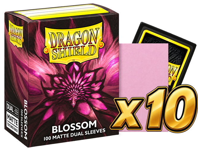 Dragon Shield - Blossom Dual Matte Sleeves Display (10x 100ct Boxes)