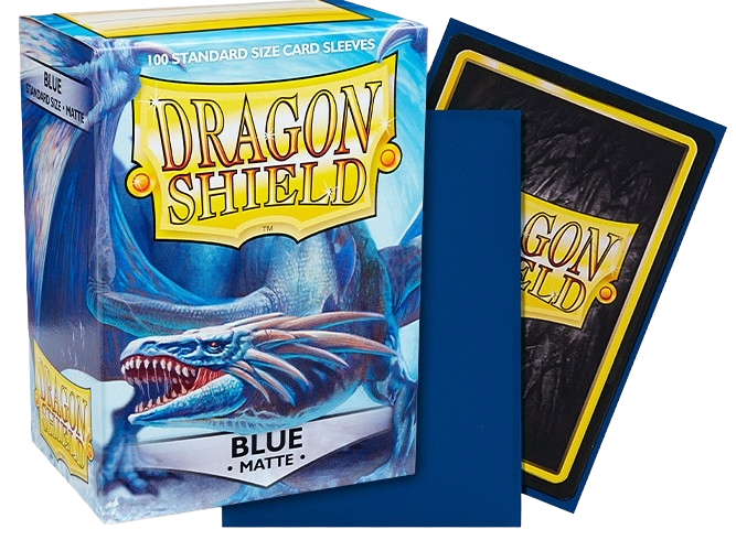 Dragon Shield - Blue Matte Sleeves Display (10x 100ct Boxes)