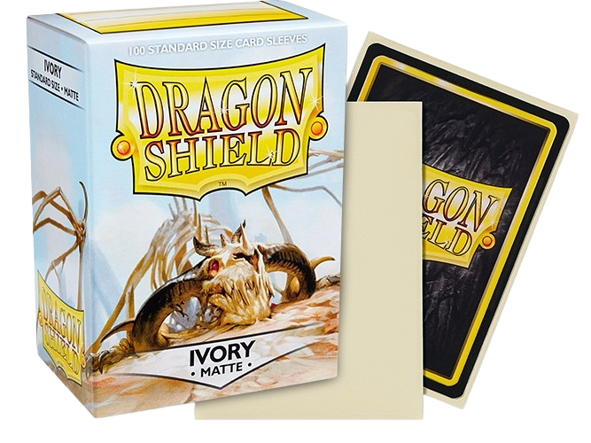 Dragon Shield - Ivory Matte Sleeves Display (10x 100ct Boxes)
