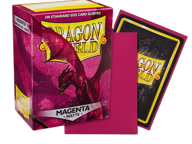 Dragon Shield - Magenta Matte Sleeves 100ct Box